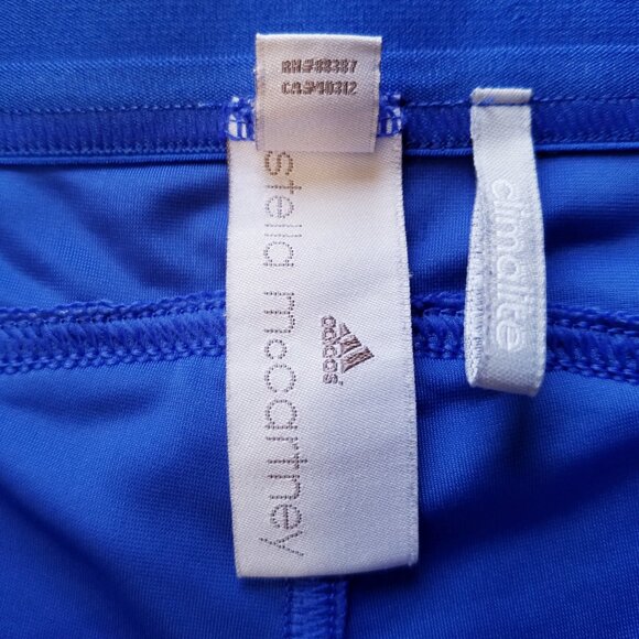 Stella McCartney x Adidas | Legging, Blue‎ size Large Embossed ZEbra Print - Picture 8 of 15
